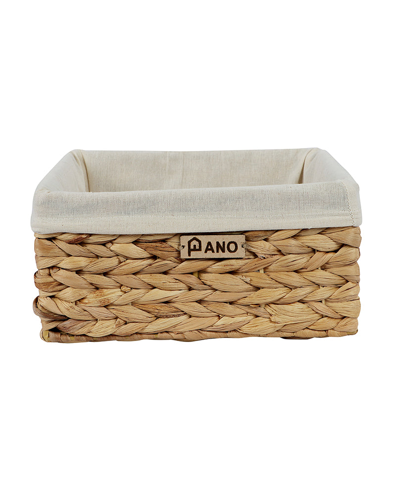 Venice Water Hyacinth Storage Basket - Pano Pano