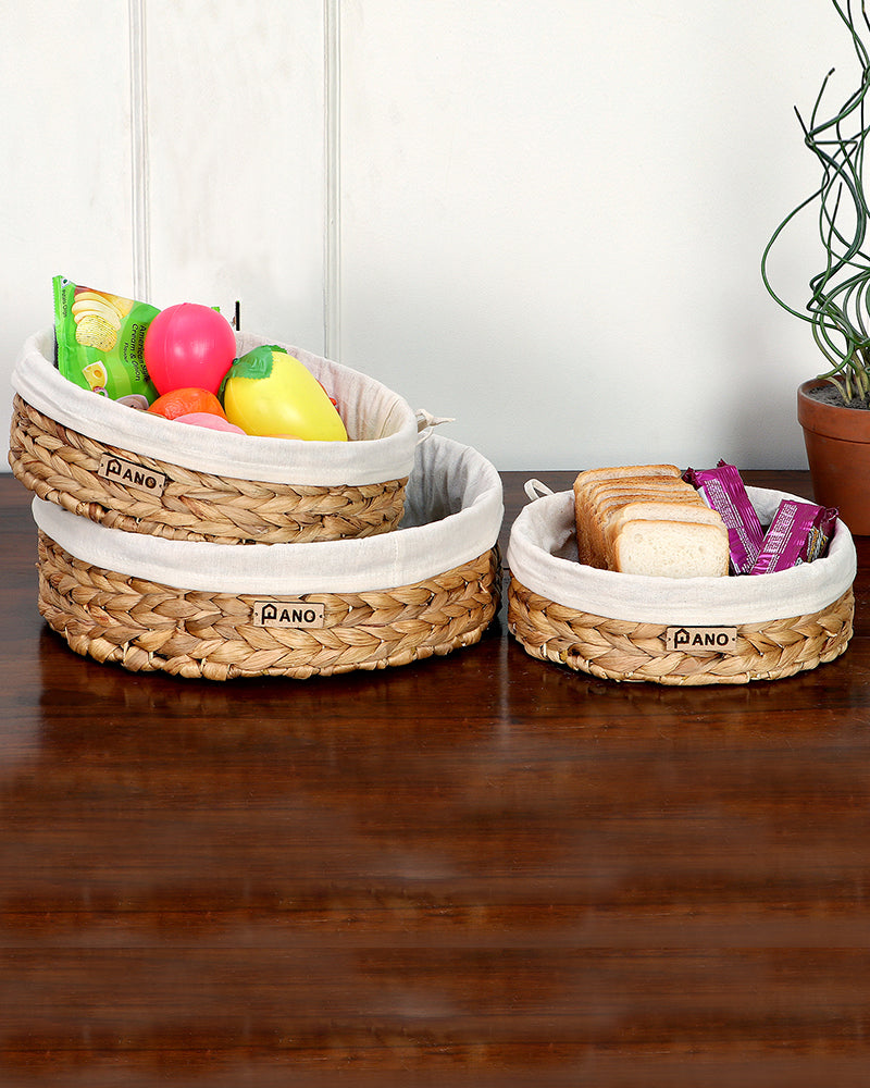 Venice Water Hyacinth Storage Basket