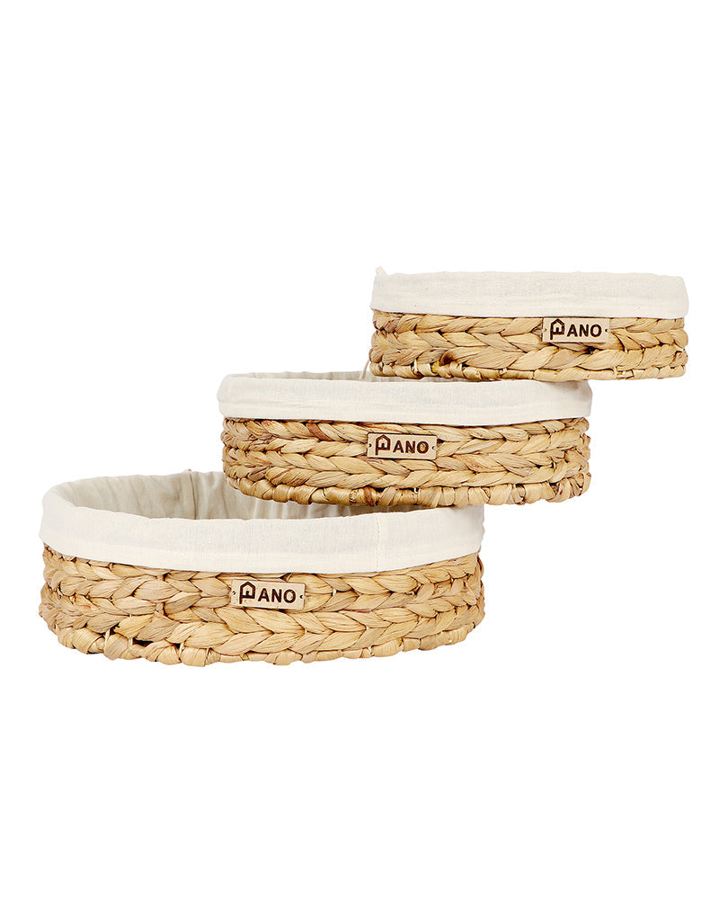 Venice Water Hyacinth Storage Basket - Pano Pano