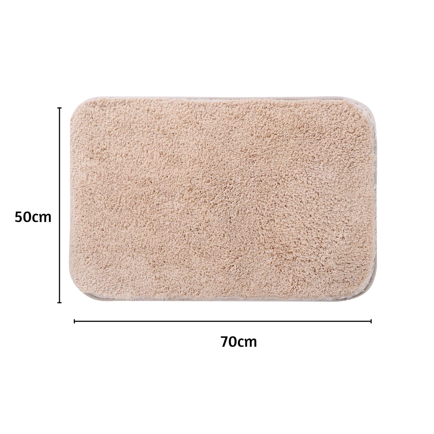 Sophia Anti Skid 2 Pcs Contour Bath Rug - Pano