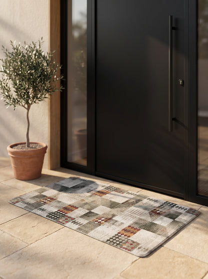 Aztec Anti-Skid PVC Out Door Mat-Pano