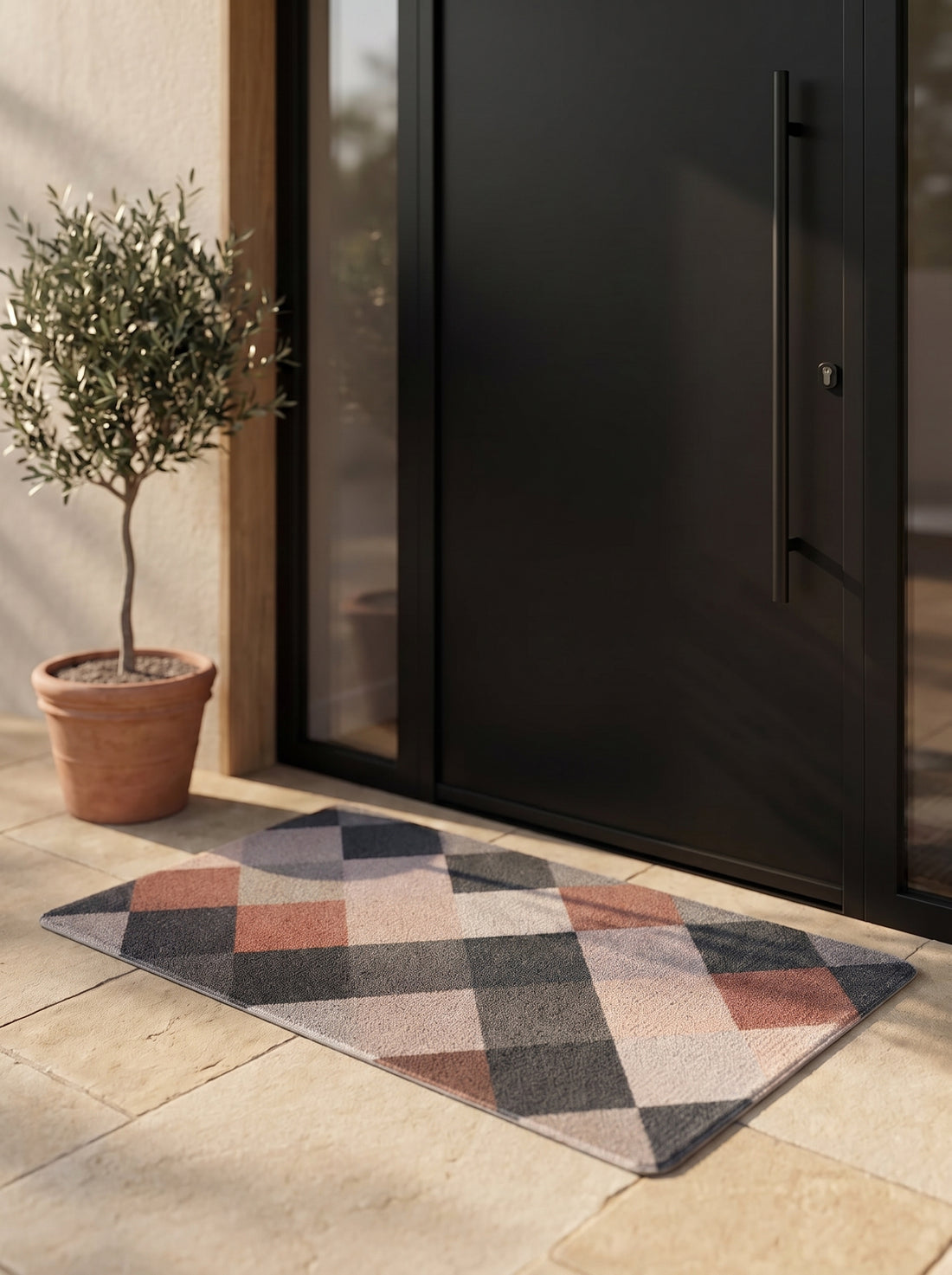 Aztec Anti-Skid PVC Out Door Mat-Pano