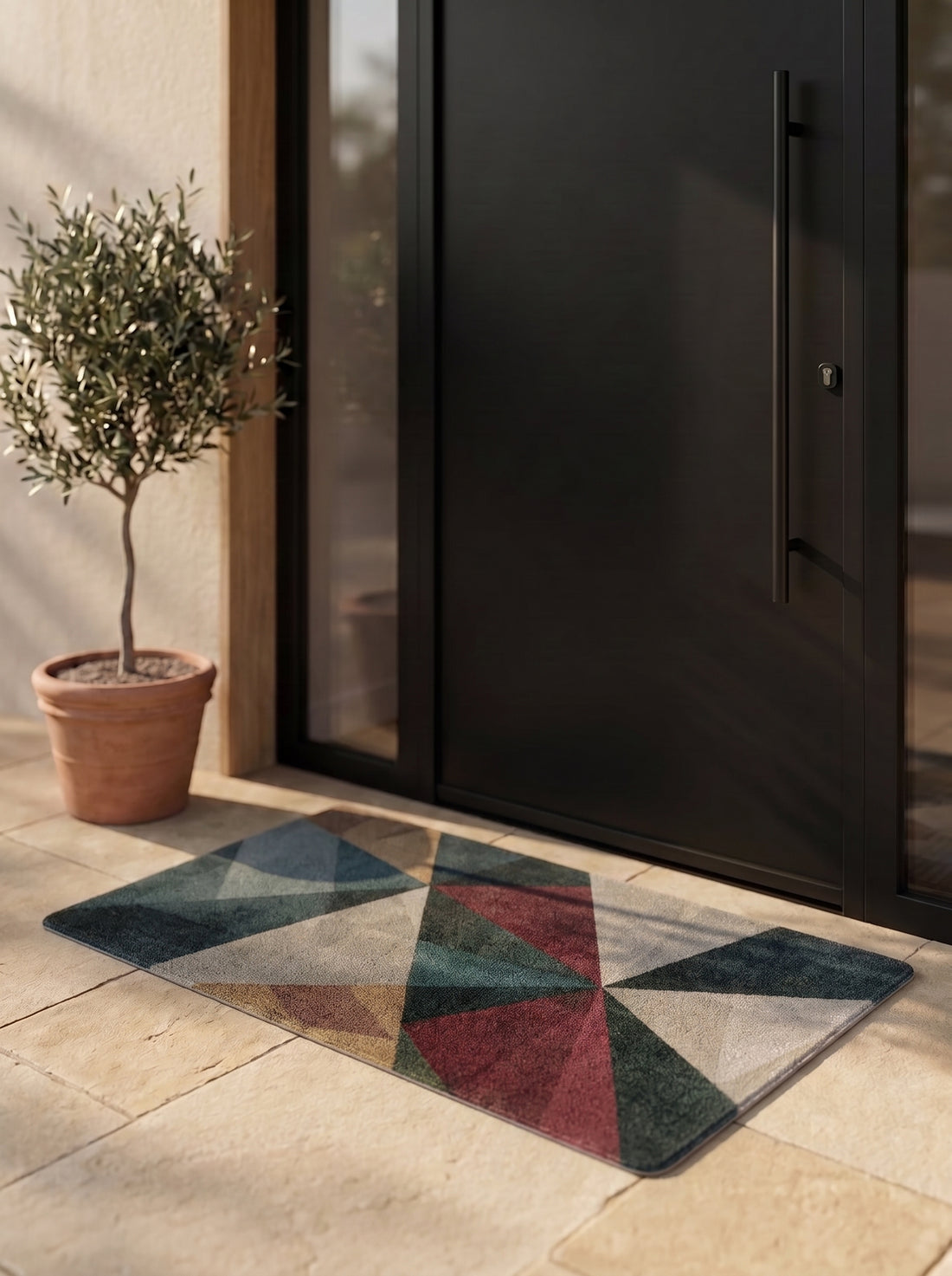 Aztec Anti-Skid PVC Out Door Mat-Pano