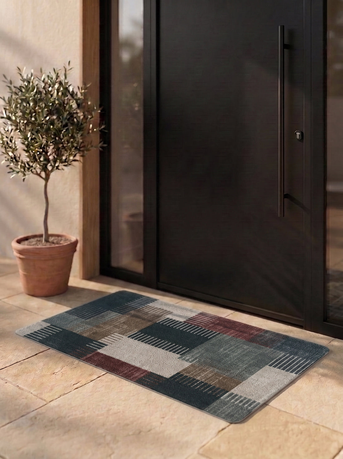 Aztec Anti-Skid PVC Out Door Mat-Pano