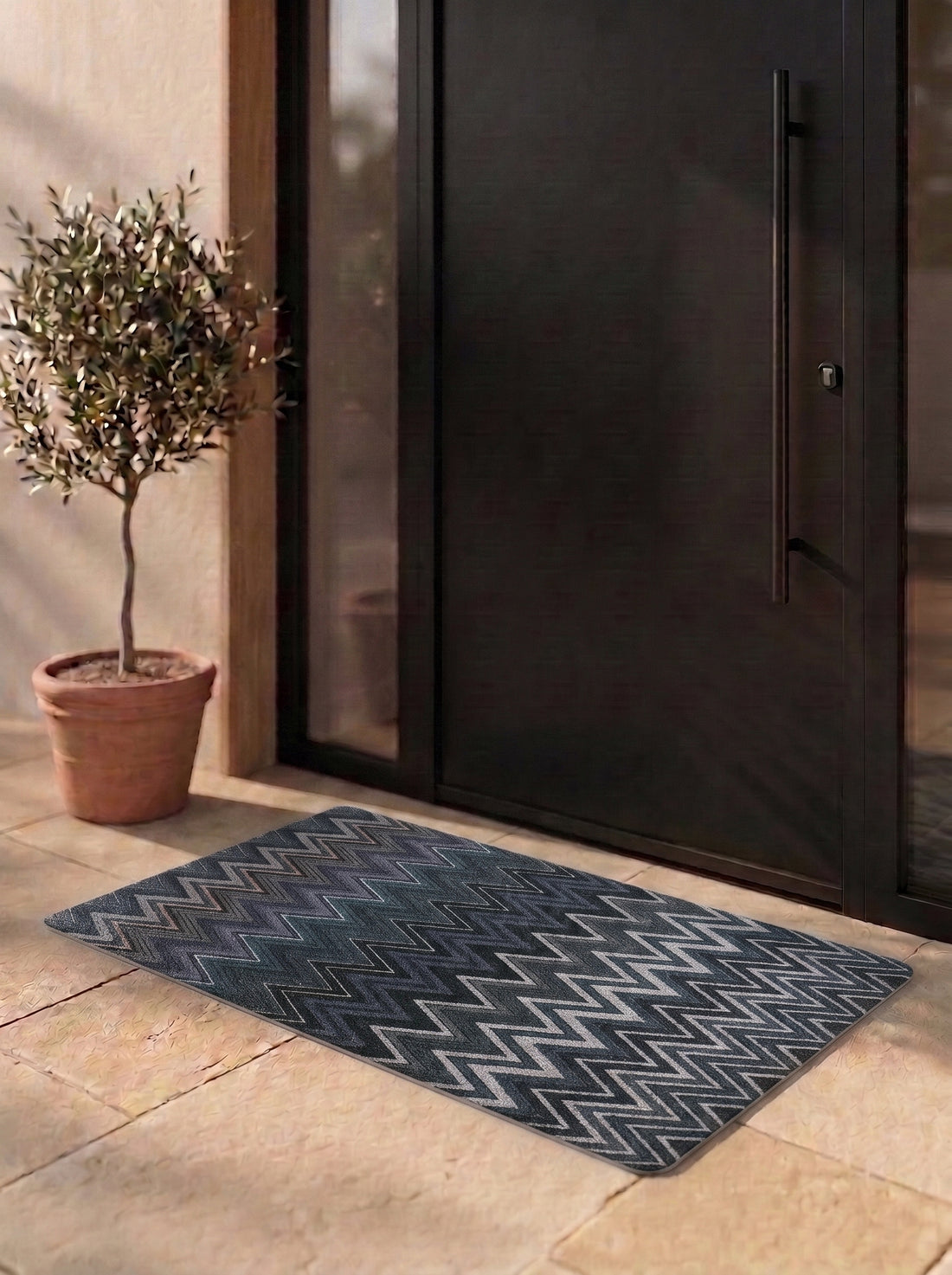 Aztec Anti-Skid PVC Out Door Mat-Pano