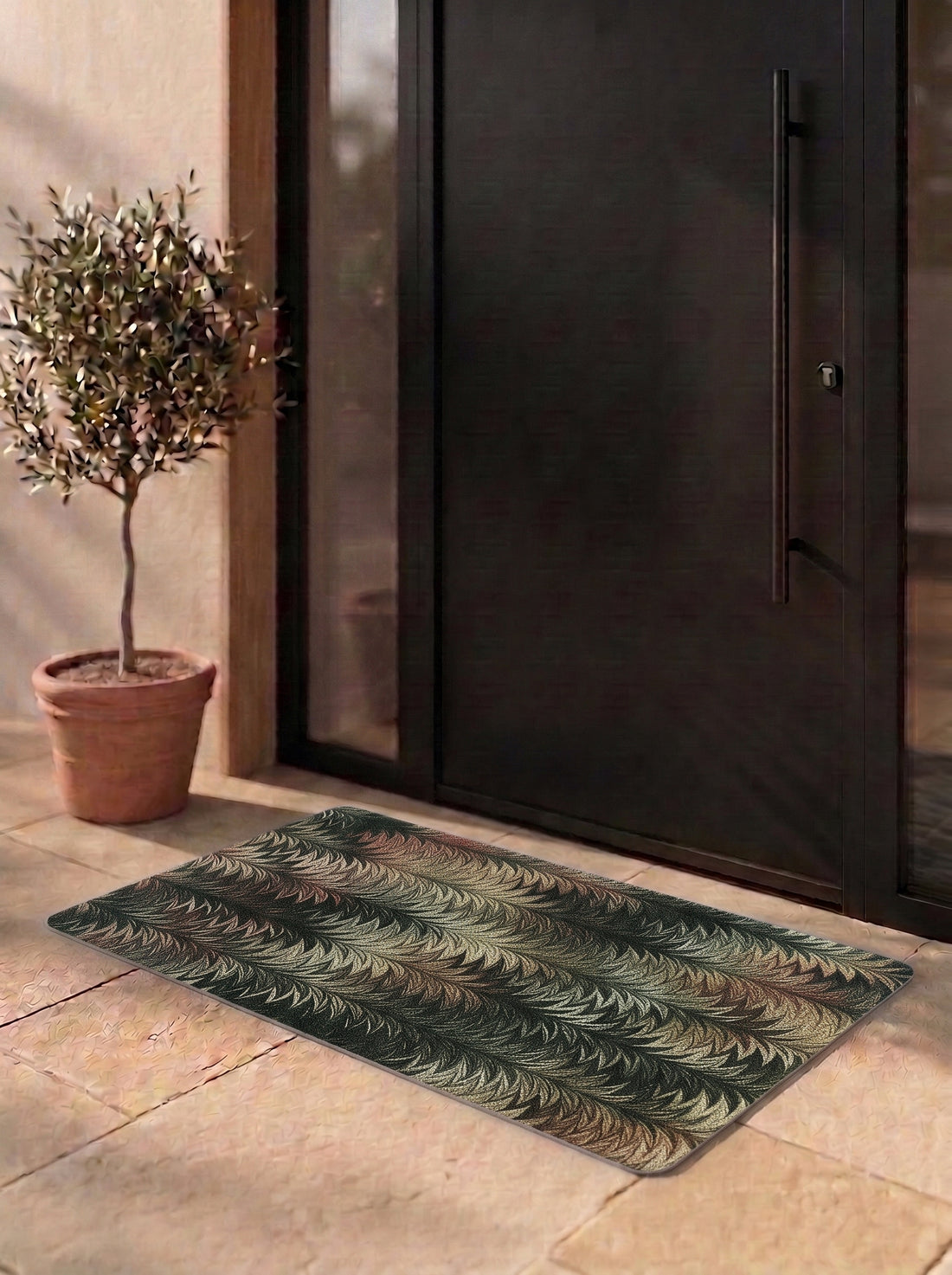 Aztec Anti-Skid PVC Out Door Mat-Pano