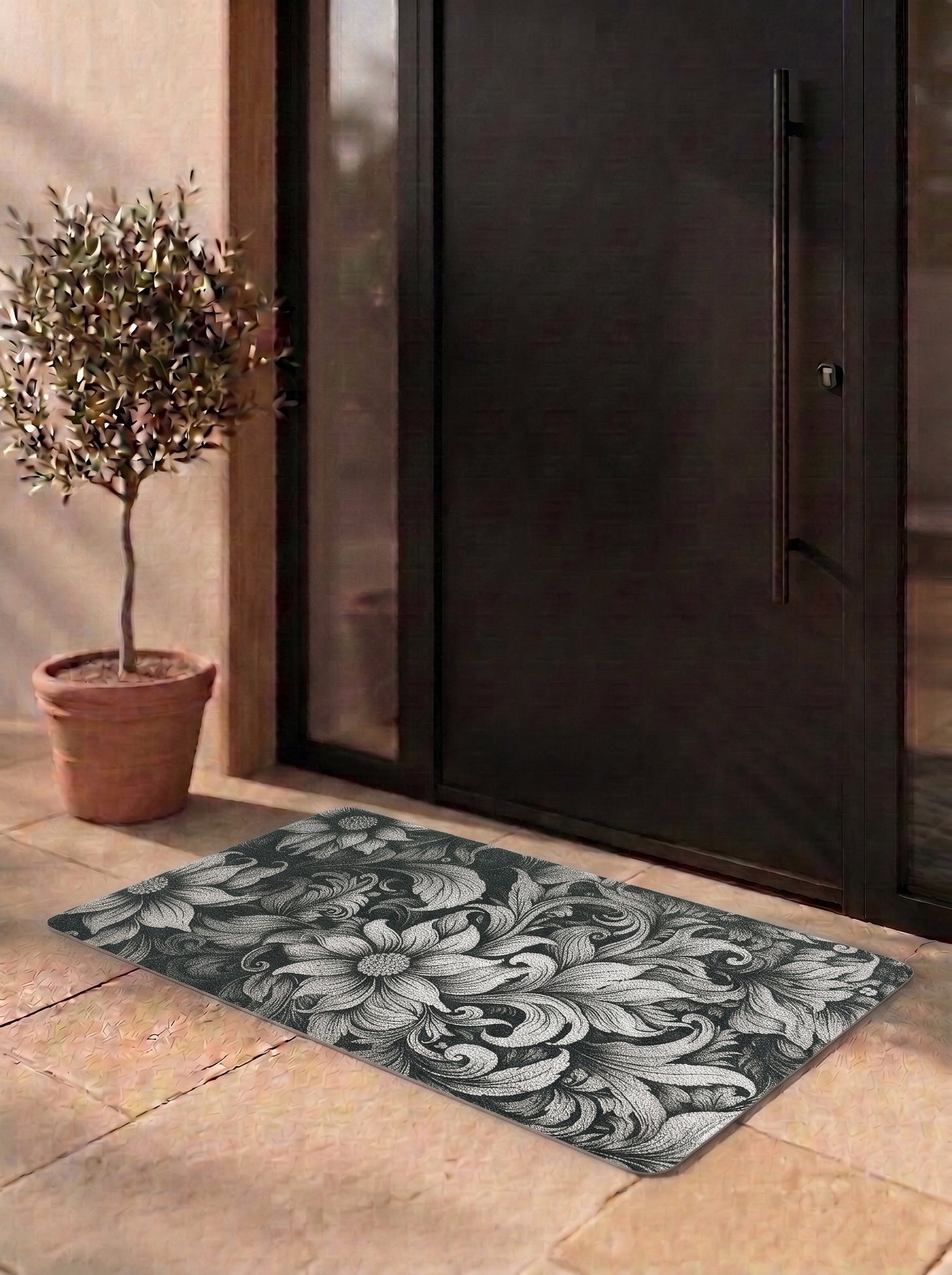 Aztec Anti-Skid PVC Out Door Mat-Pano