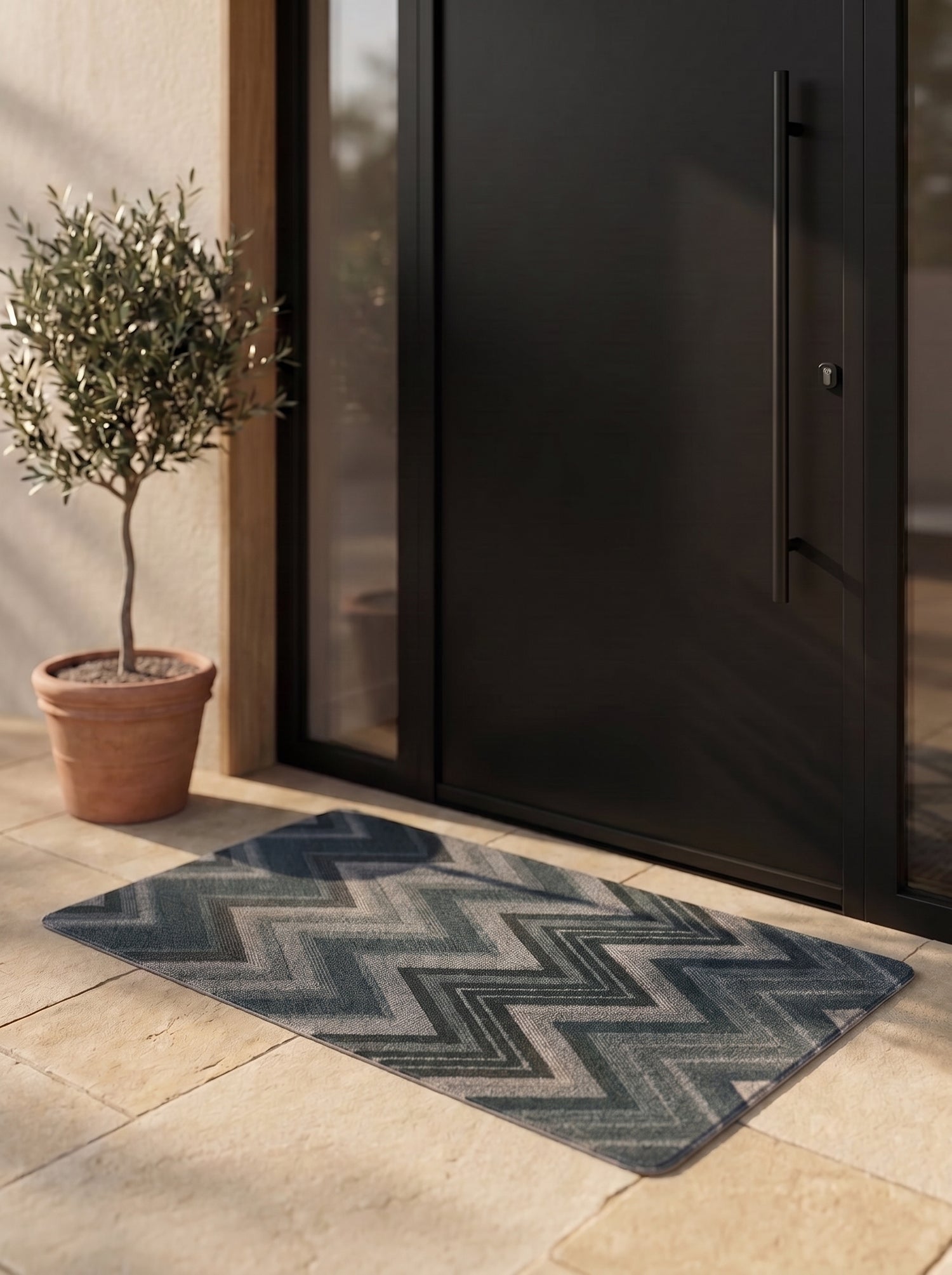 Aztec Anti-Skid PVC Out Door Mat-Pano