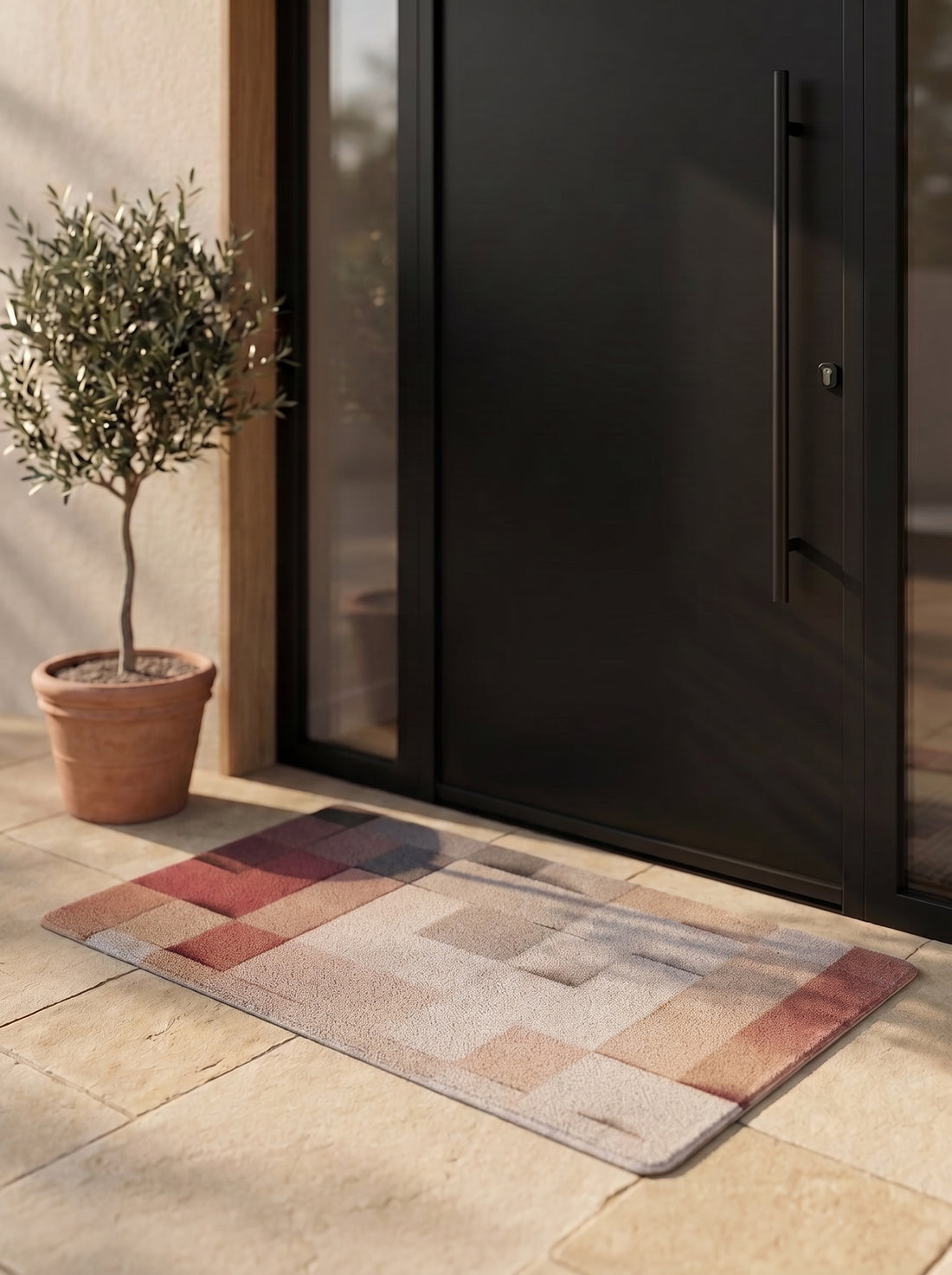 Aztec Anti-Skid PVC Out Door Mat-Pano