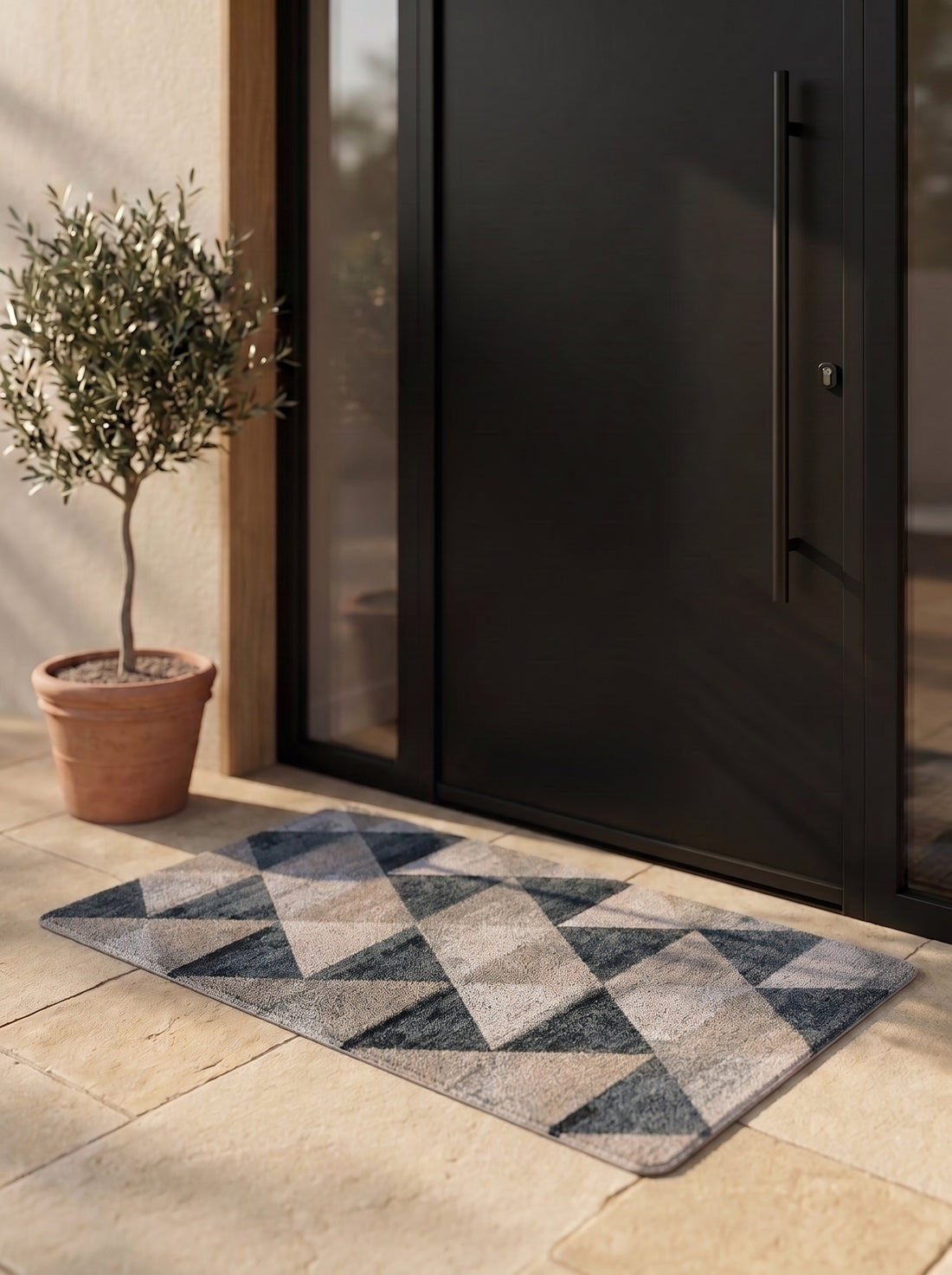 Aztec Anti-Skid PVC Out Door Mat-Pano