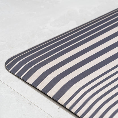 Zest Anti Fatigue Anti Slip Kitchen Mat Grey/White - Pano