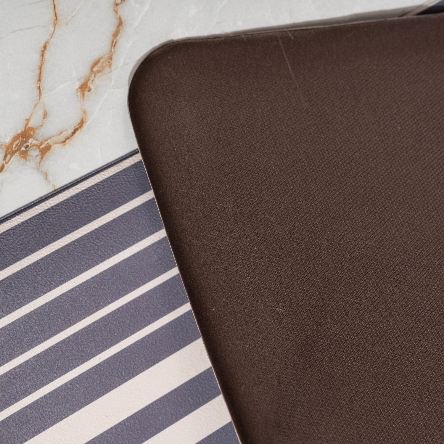 Zest Anti Fatigue Anti Slip Kitchen Mat Grey/White - Pano