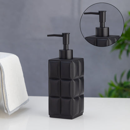 Exclusive Polyresin Soap Dispenser for Handwash for Bathroom Matte Black - Pano