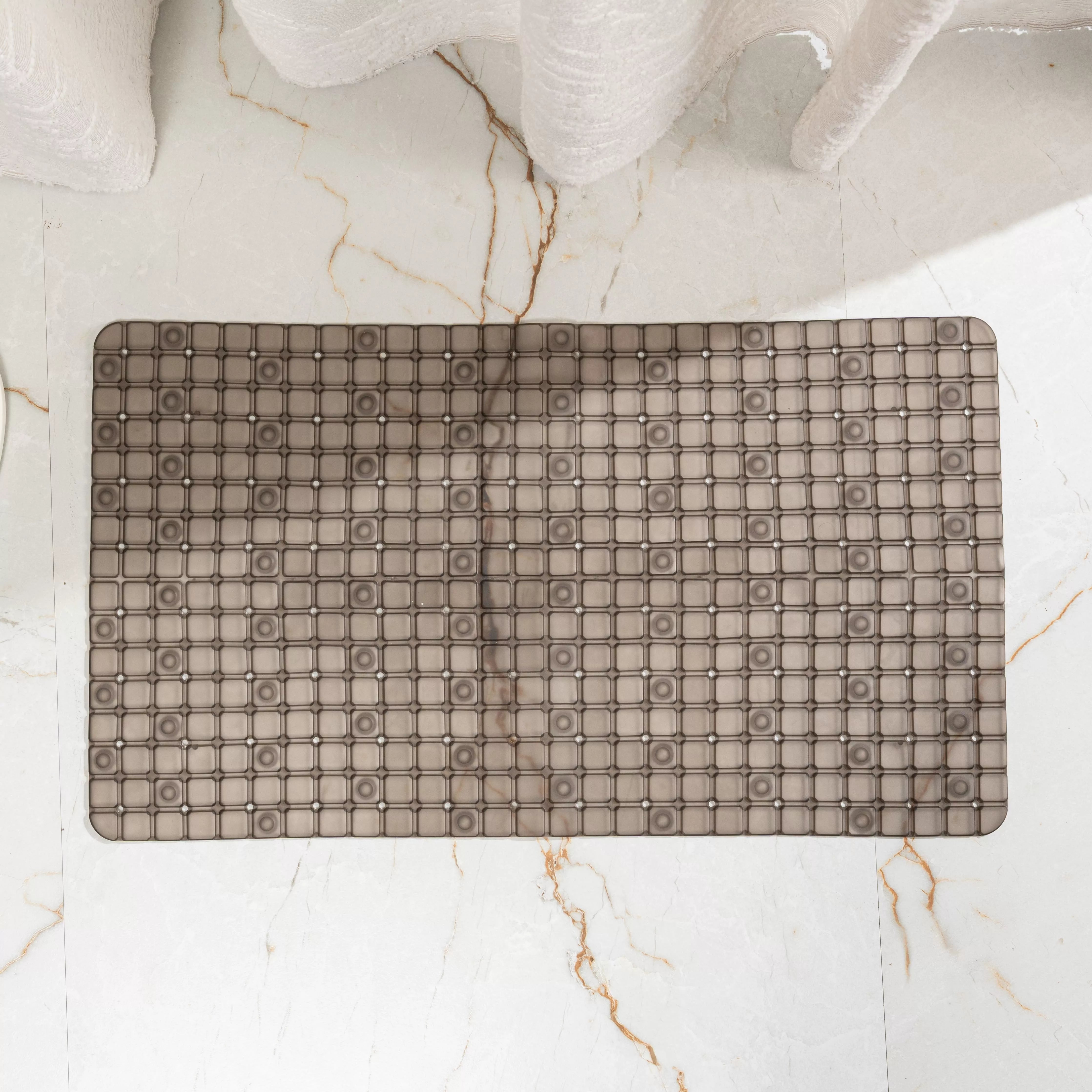 Aqua Anti Slip Shower Mat Brown- Pano