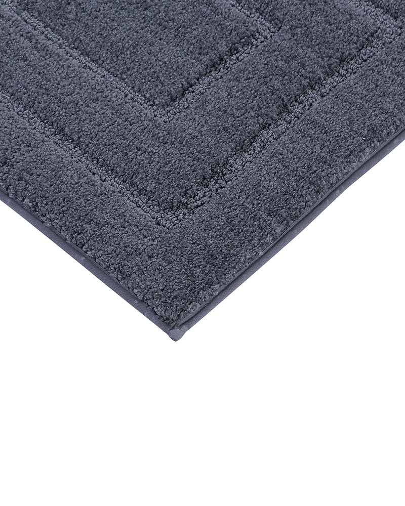 Border Frame Anti Skid Super Soft Bathmat