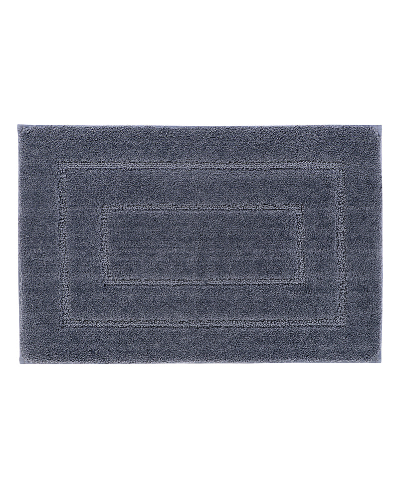 Border Frame Anti Skid Super Soft Bathmat