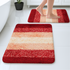 Textured Anti Skid Red Bathmat