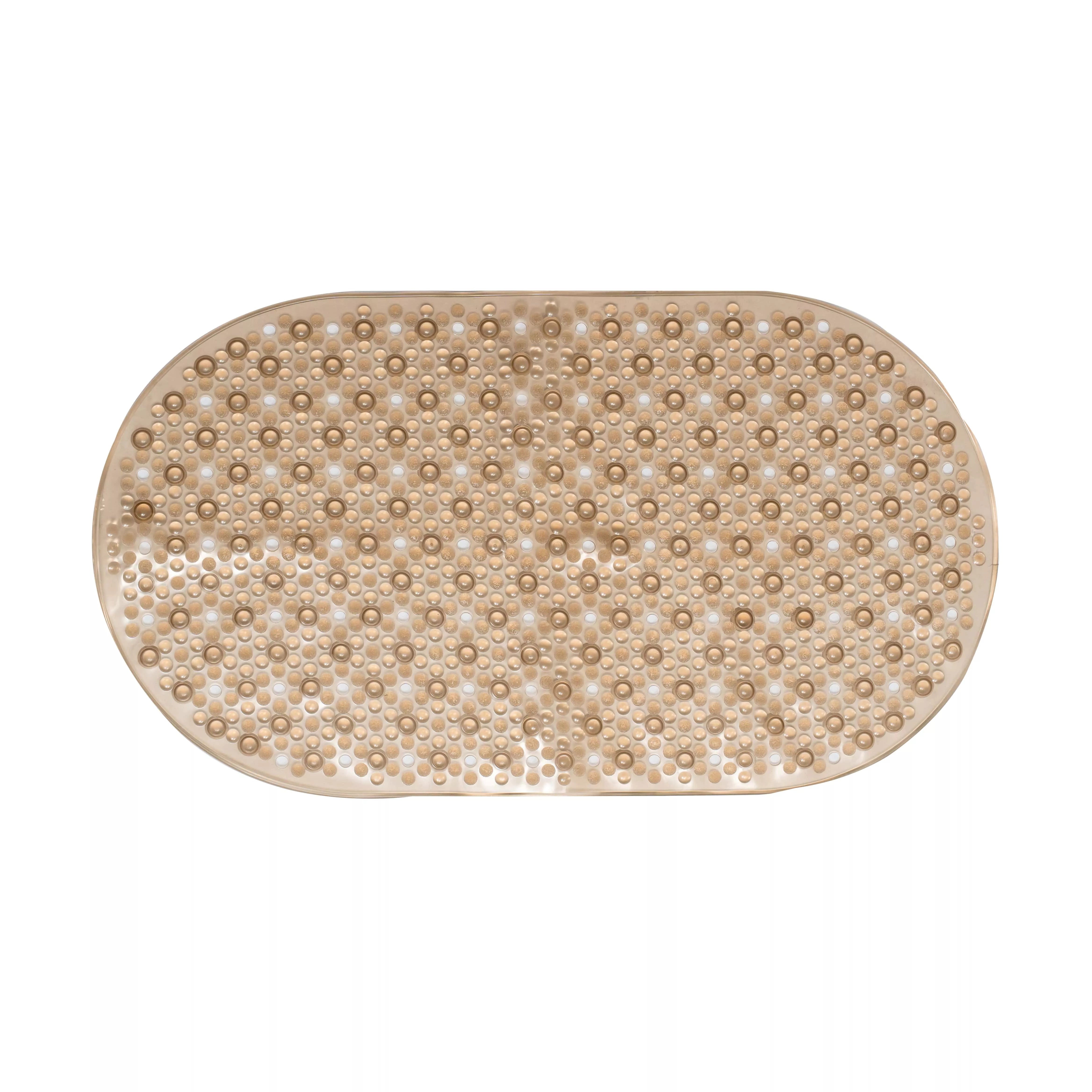 Splash Oval Anti Slip Shower Mat Beige - Pano