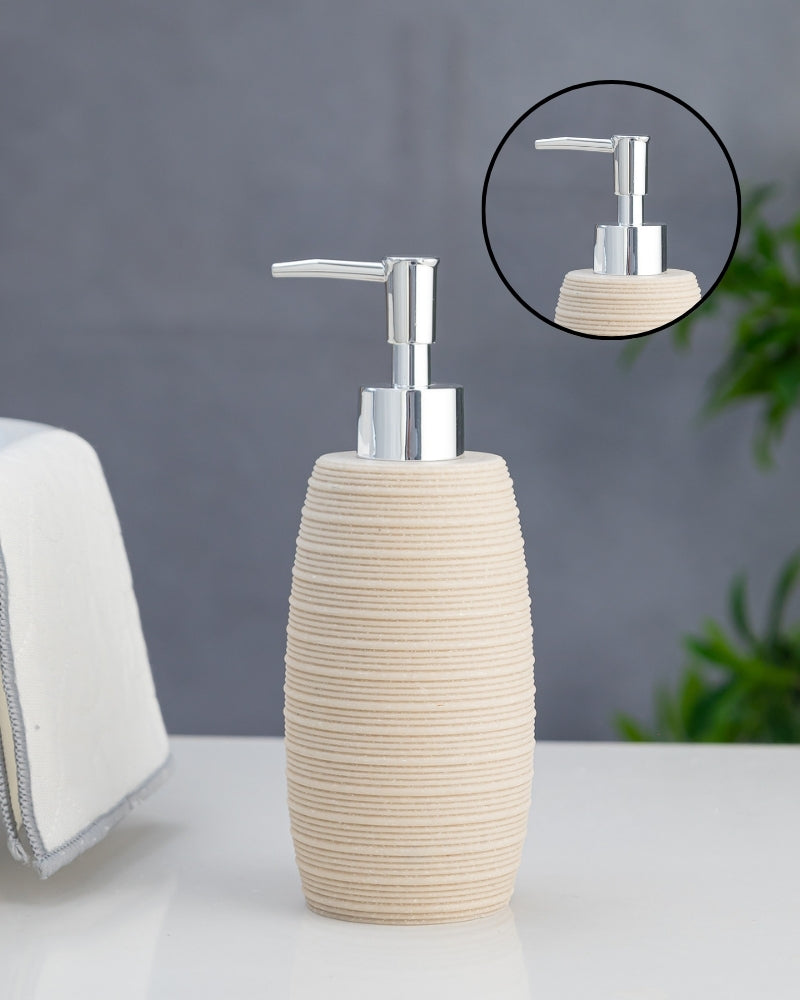 Exclusive Polyresin Soap Dispenser for Handwash for Bathroom Natural - Pano